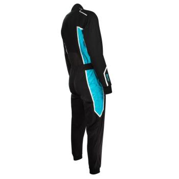 Preview: Kart Overall IMOLA RS3 schwarz/weiß/blau Gr. 150